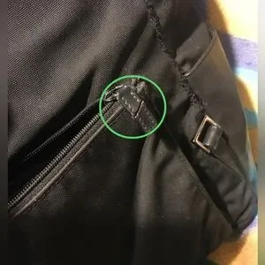 Gucci | Bags | Gucci Rucksack Backpack Nylon Leather Trim  display picture 2